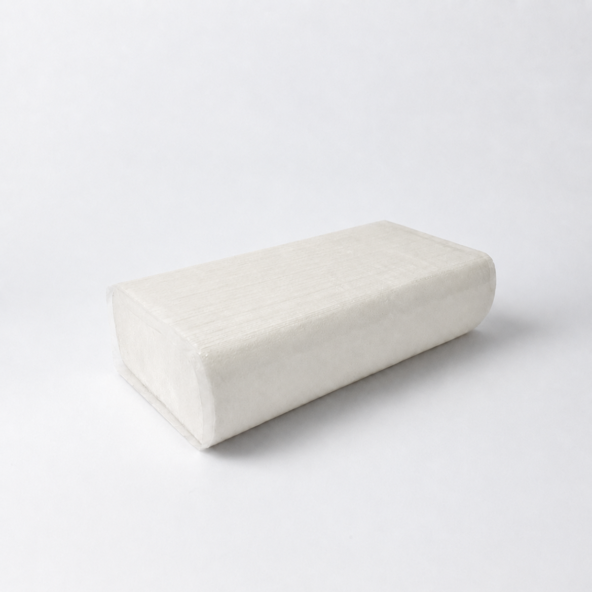 Caterpak white hand towel, compact fold