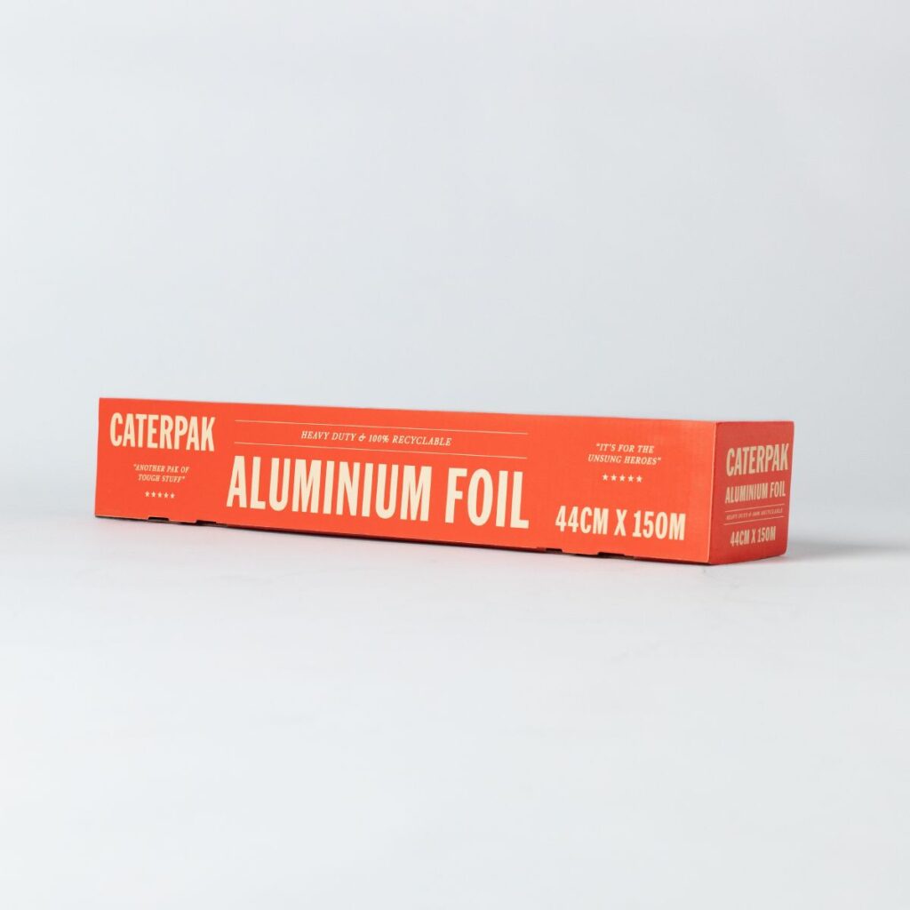 Caterpak heavy duty aluminium foil 44cm x 150m, carton of 6