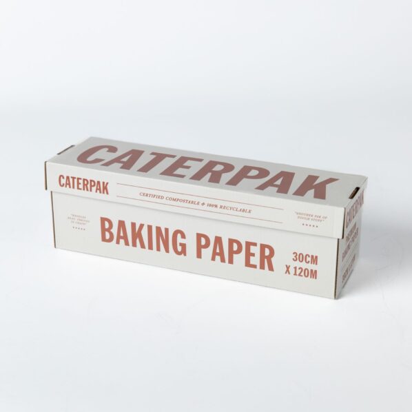 Caterpak baking paper 30cm x 120m, carton of 4