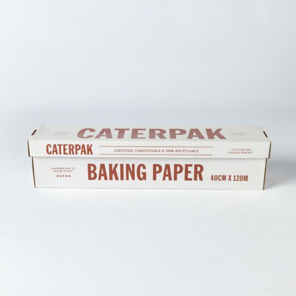 Caterpak baking paper 40cm x 120m, carton of 4