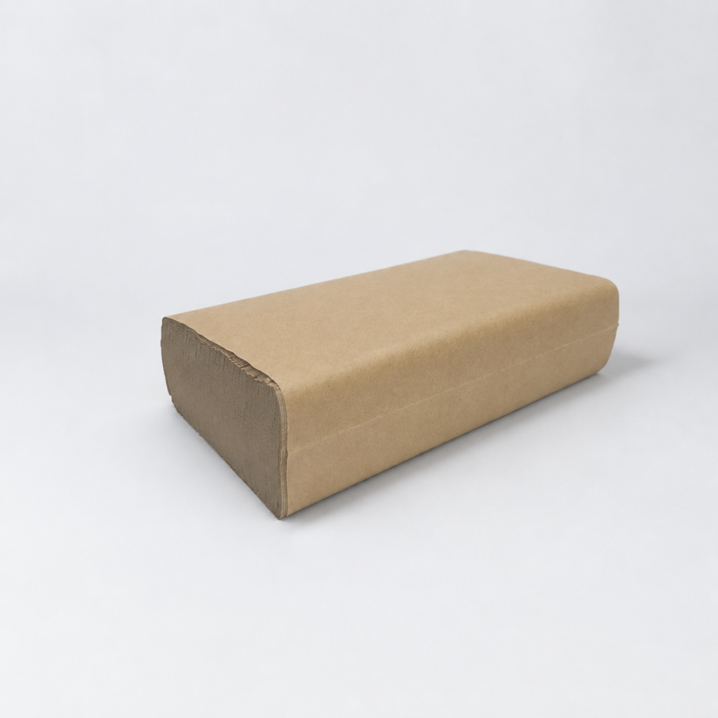 Caterpak kraft hand towel, compact fold