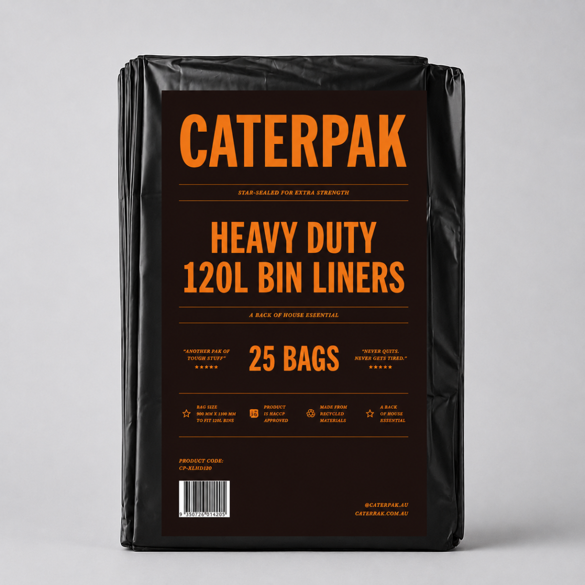 Heavy Duty 120L Bin Liners
