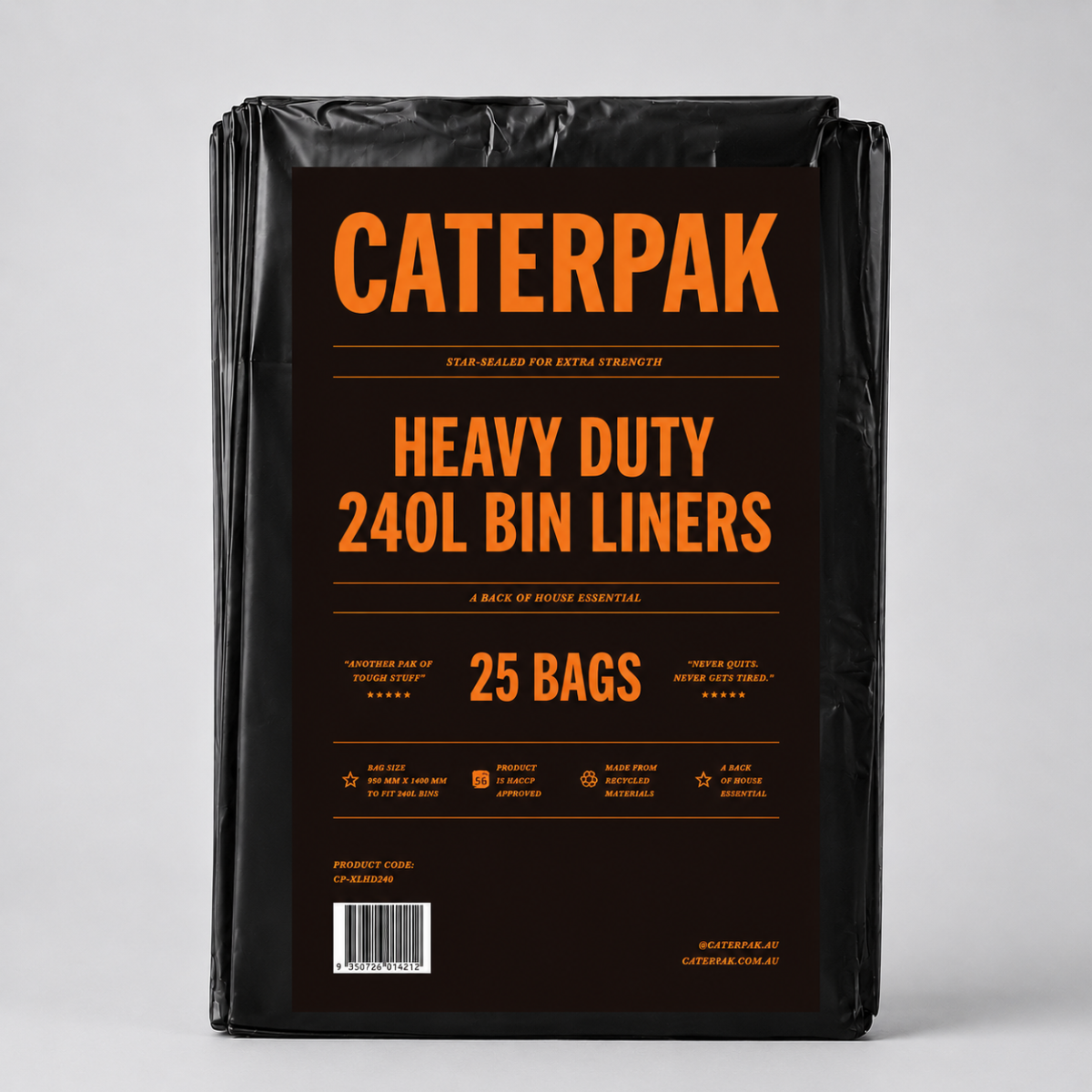 Heavy Duty 240L Bin Liners