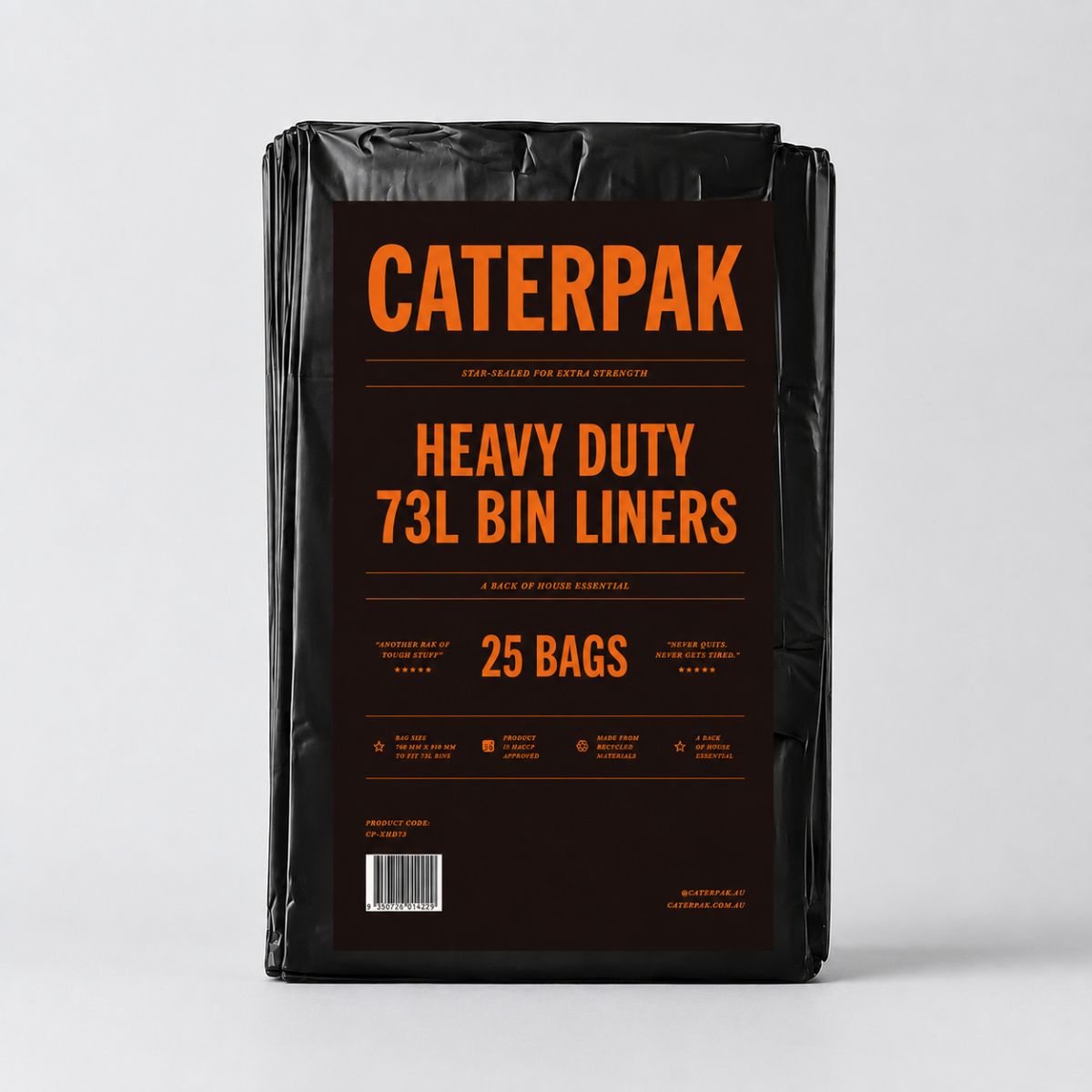 Heavy Duty 73L Bin Liners