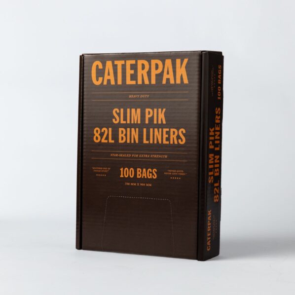 Caterpak Slim Pik heavy duty 82L bin liners