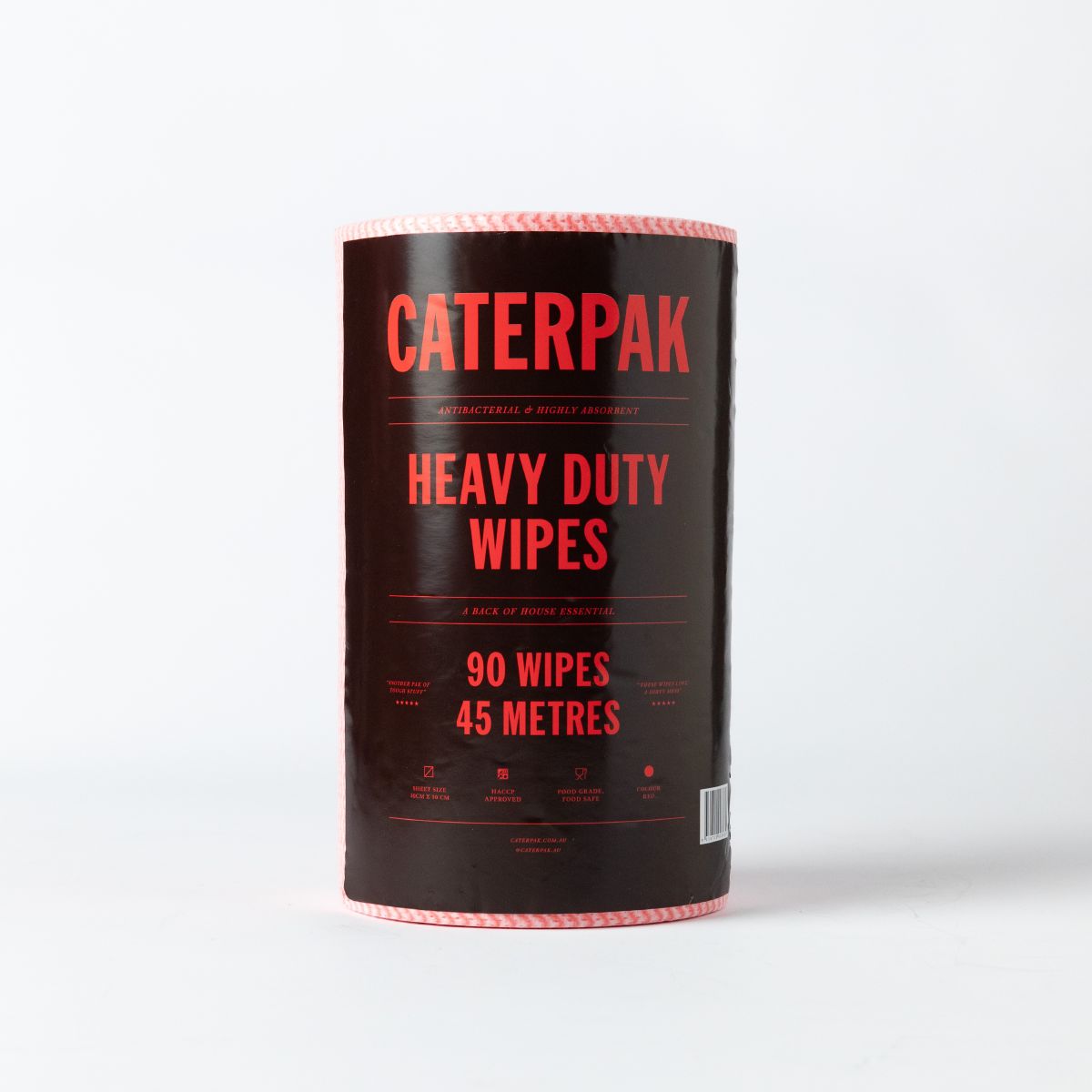 Heavy Duty Wipes - Red [Carton of 6]